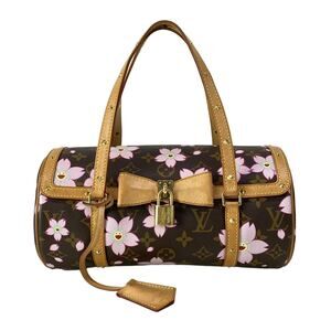 Louis Vuitton Papillon Monogram Cherry Blossom Handbag M92009